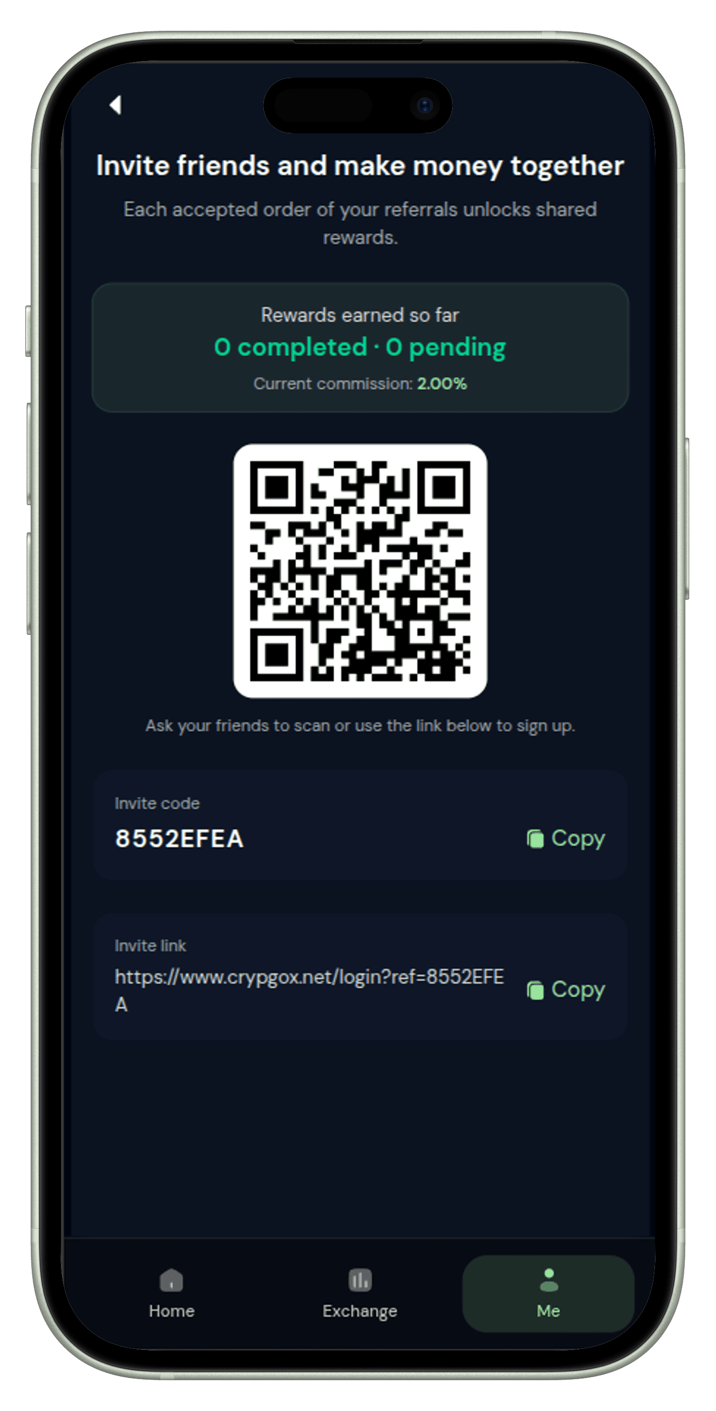 Earn via Referrals (Optional)