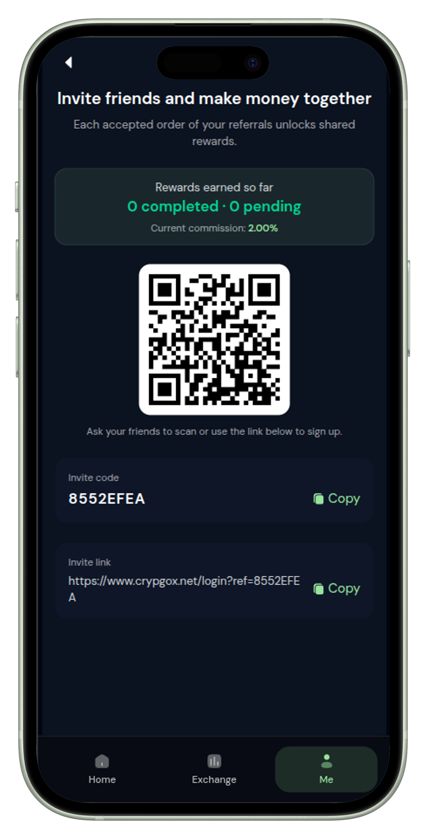 Earn via Referrals (Optional)